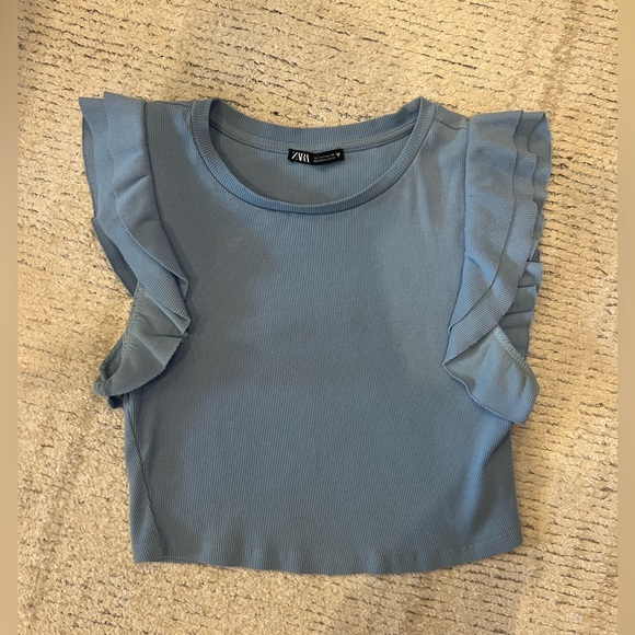 Zara Ruffle Tank - Picture 2 of 3